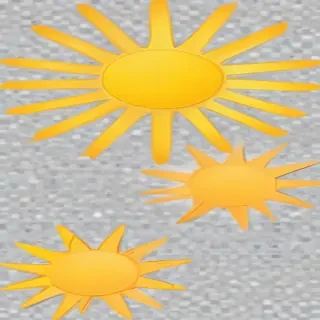 transparent background sun clipart
