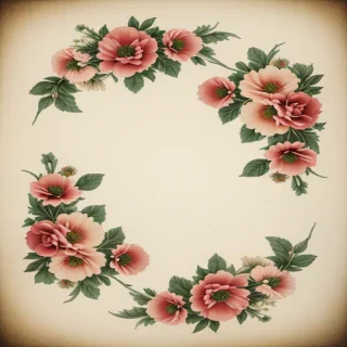 vintage flower png