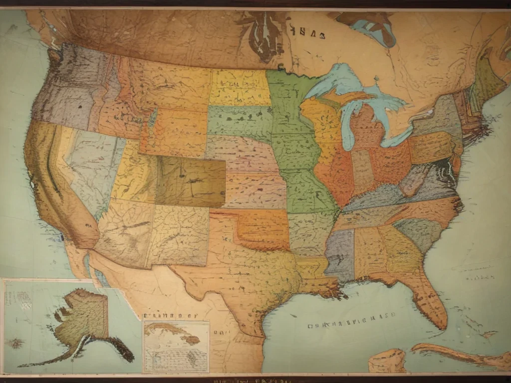 united states of america map