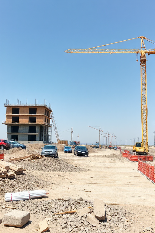construction site background