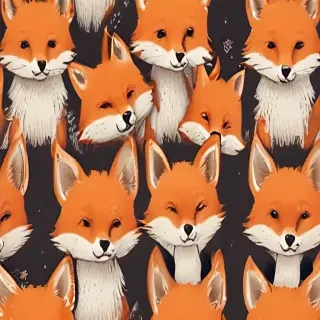 cute fox backgrounds