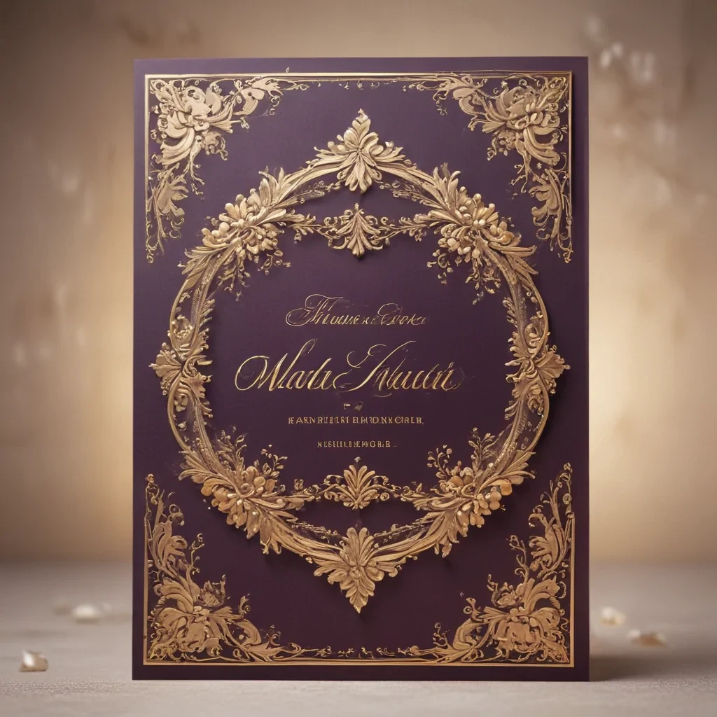 wedding background card