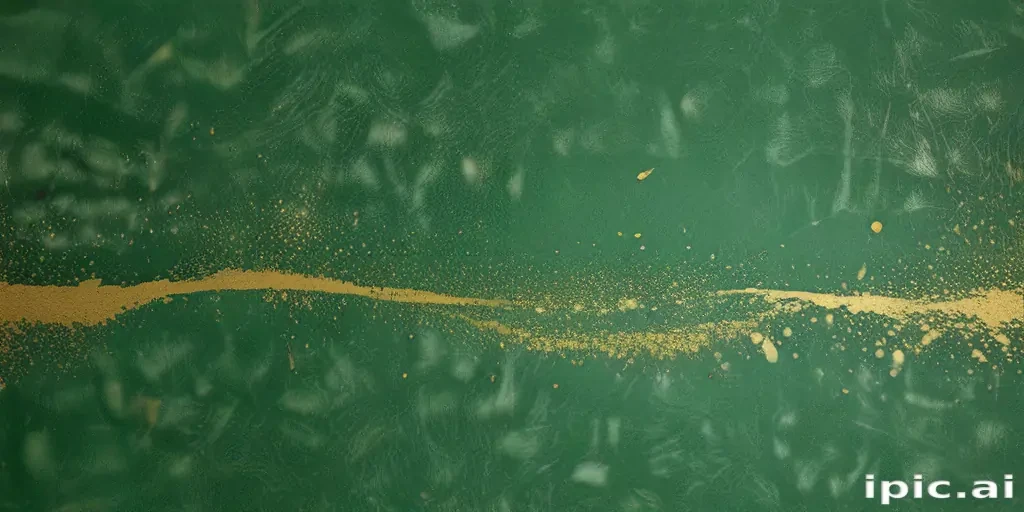 green and gold background