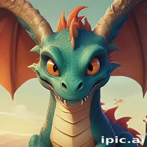 cartoon of a dragon