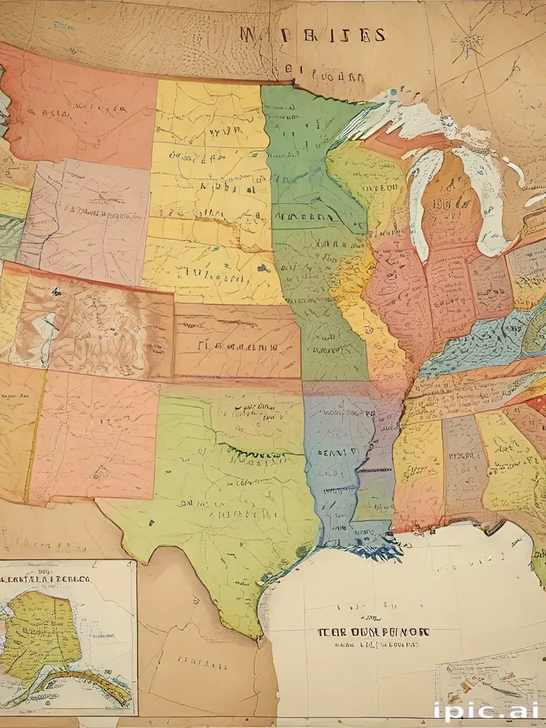 map of united states of america