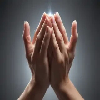 prayer hands transparent background