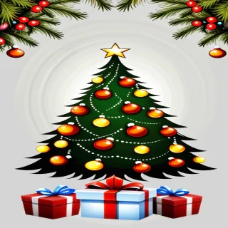 merry christmas no background