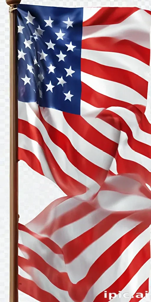 transparent american flag clipart