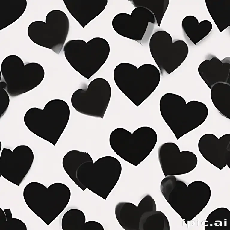 black hearts png