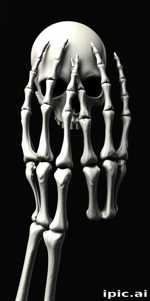 skeleton hands png