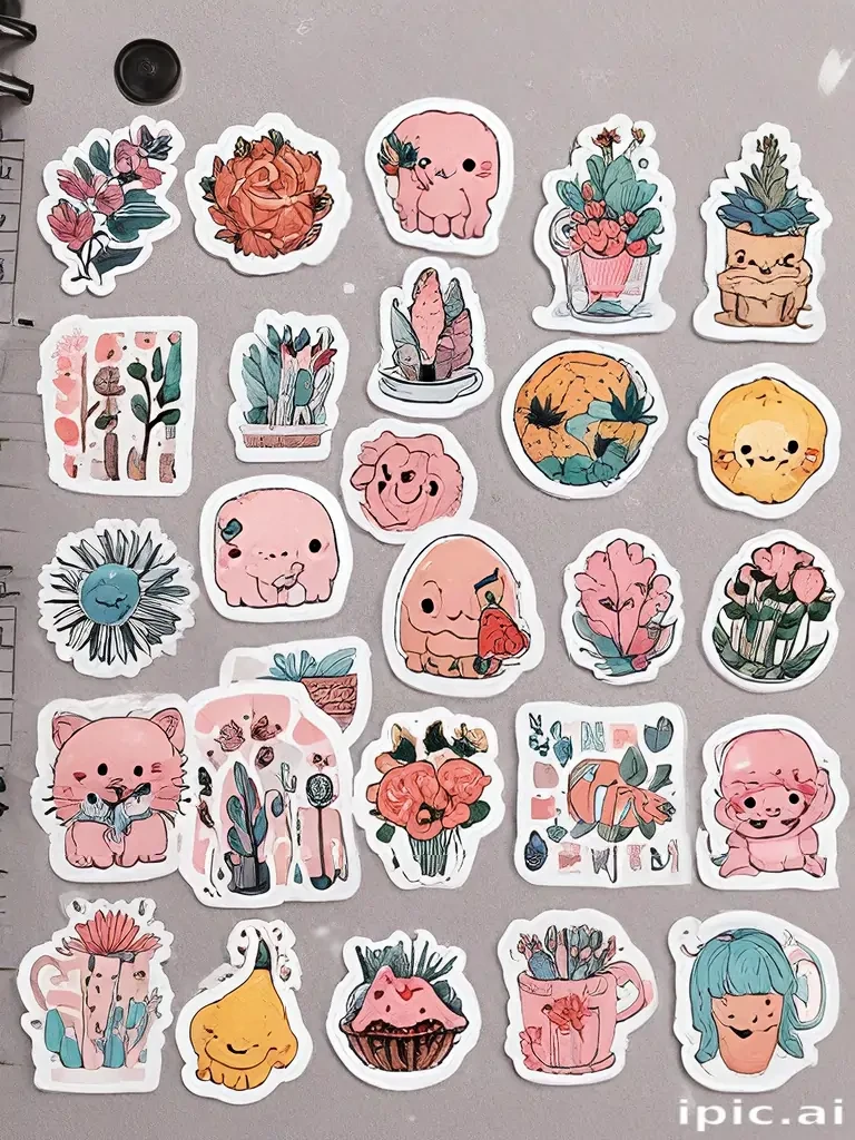 aesthetic printable stickers