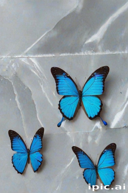 blue butterfly aesthetic