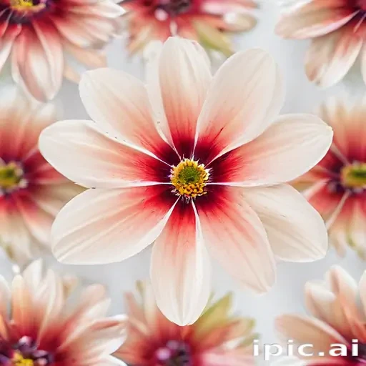 flower with white background