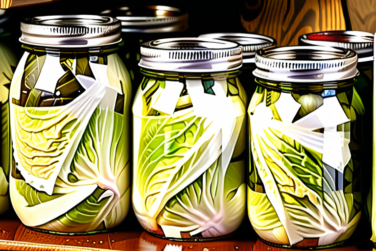 amish recipe for canning cabbage