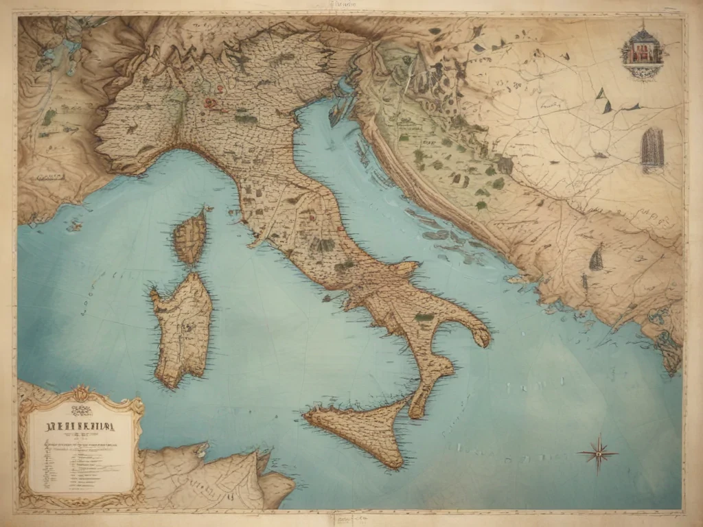 map of italy