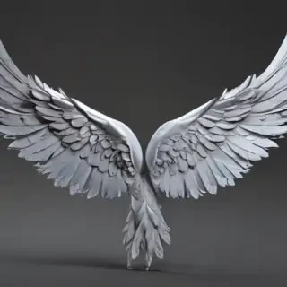 realistic angel wings png