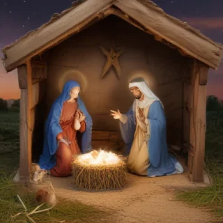 free nativity scene background images