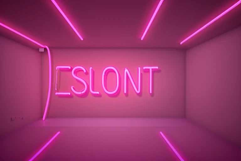 pink neon background