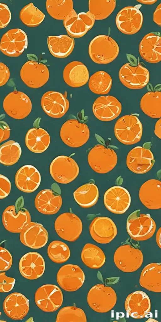 cute orange wallpaper
