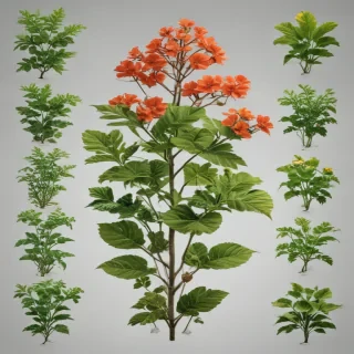 plants transparent background
