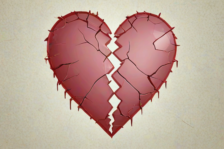 broken heart transparent