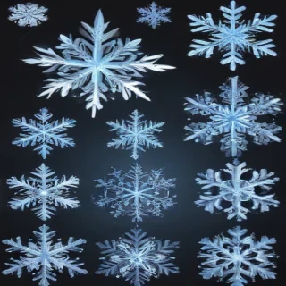 snowflake clipart with transparent background