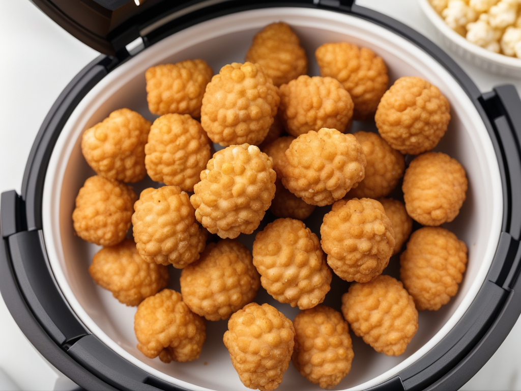 frozen popcorn chicken in air fryer