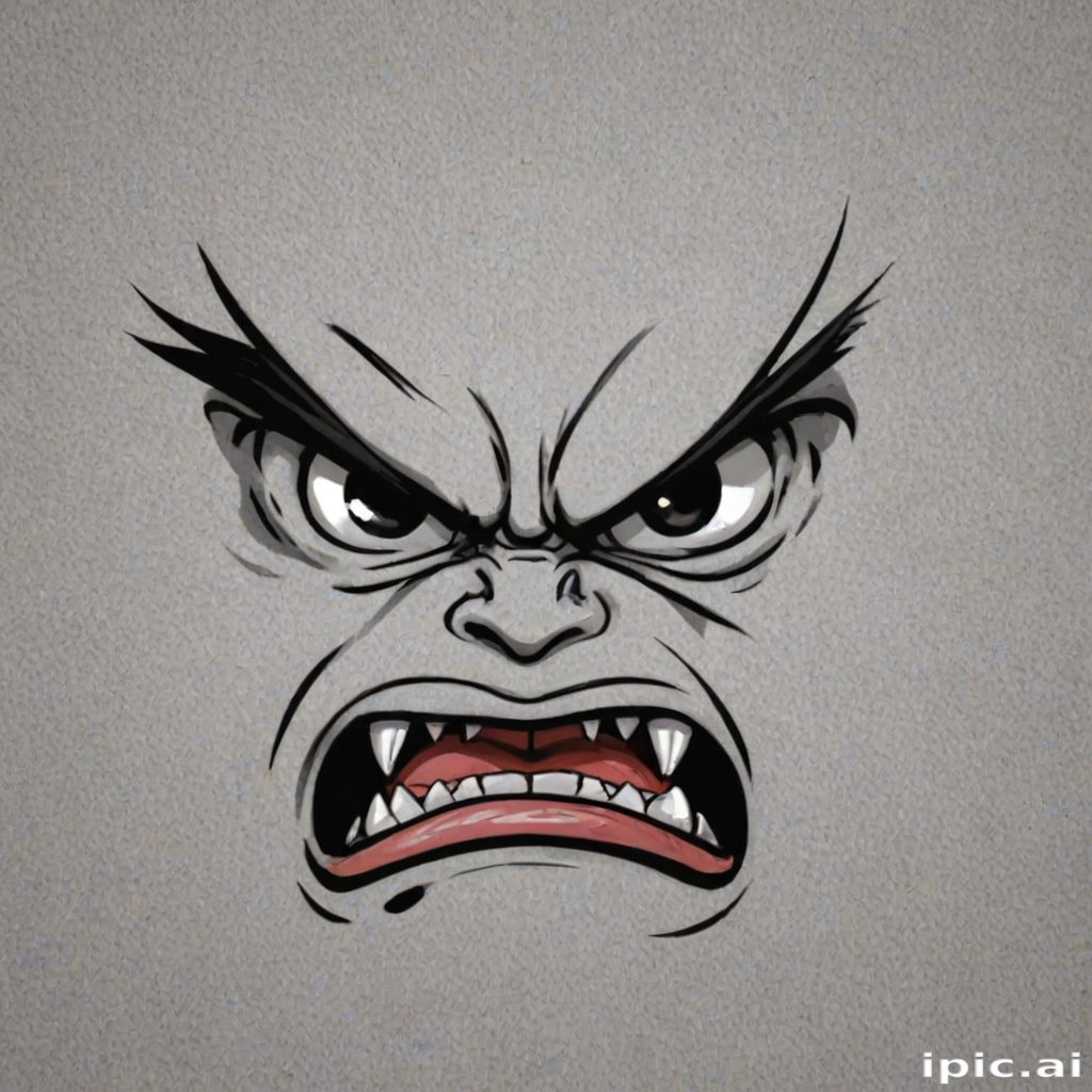 angry face