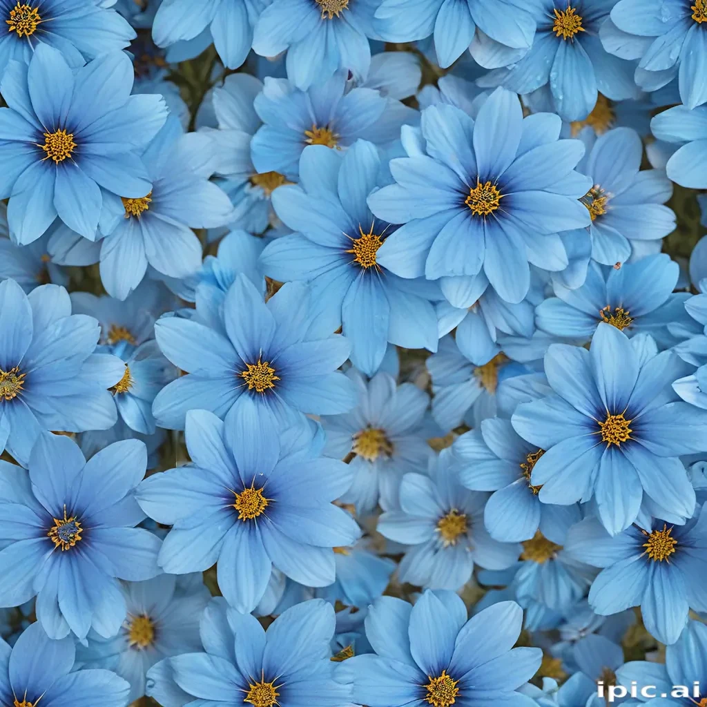 blue flower background