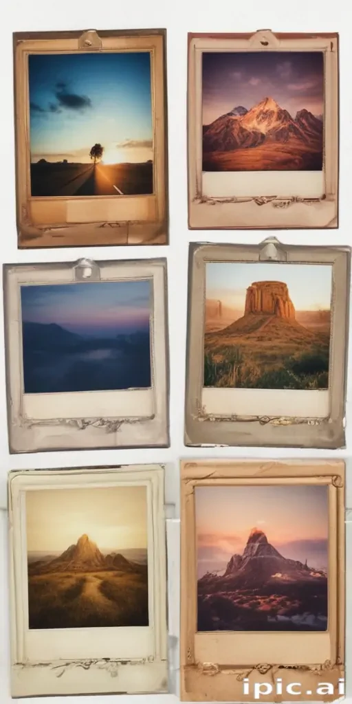 polaroid frames png