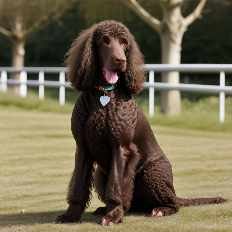 irish water spaniel