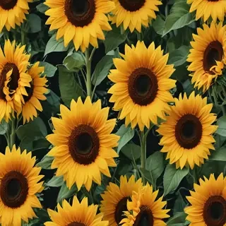 aesthetic sunflower background
