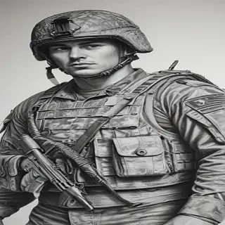 army drawing