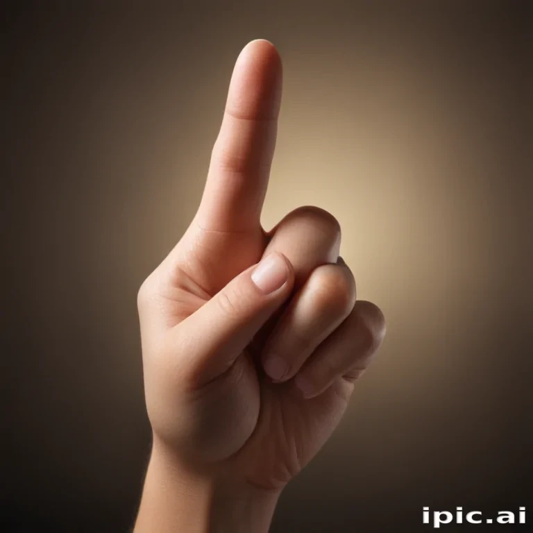 middle finger background