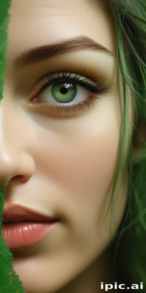 green background