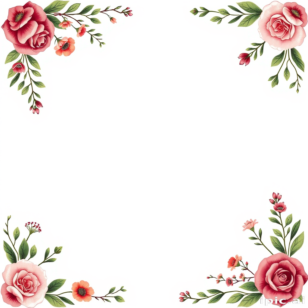 floral page borders