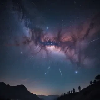 starry background aesthetic