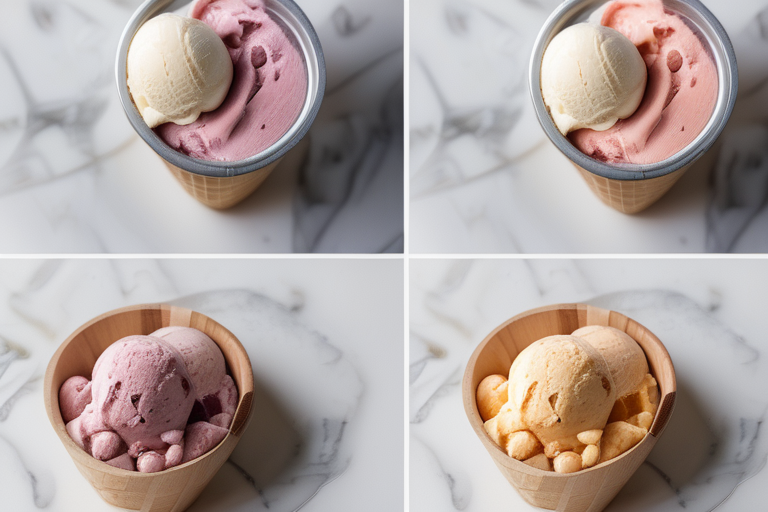 ice cream alternative for short