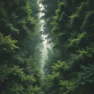 green forest aesthetic