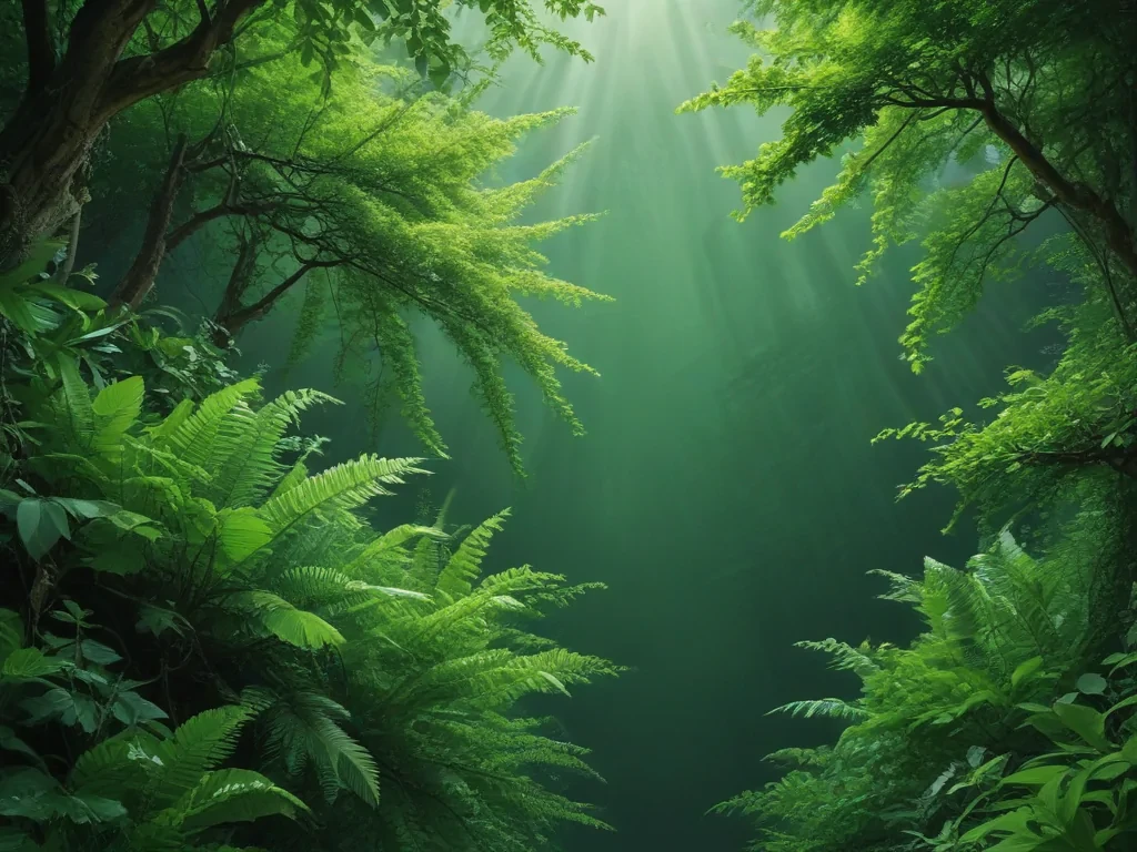 green background aesthetic