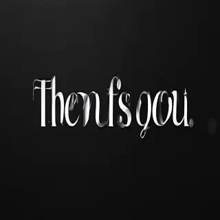 thank you in black and white