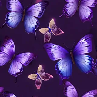 purple butterfly background