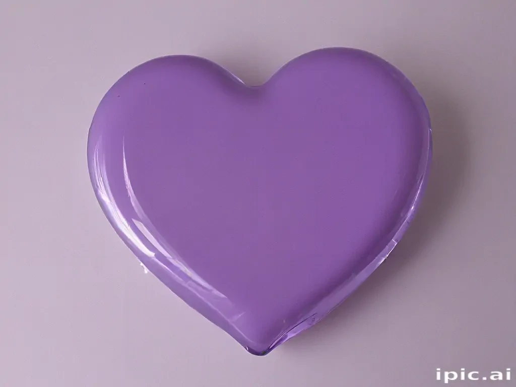 aesthetic purple heart