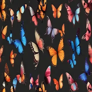 butterflies transparent background