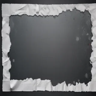 transparent background ripped paper