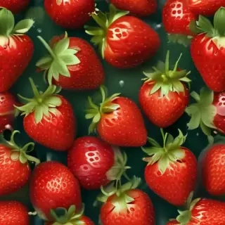 cute strawberry background