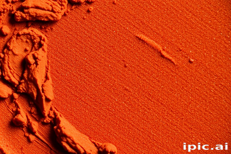 Spicy Cinnamon Spark features a warm terracotta base with subtle red shimmer, adding a touch of heat and allure to autumn-inspired makeup looks.