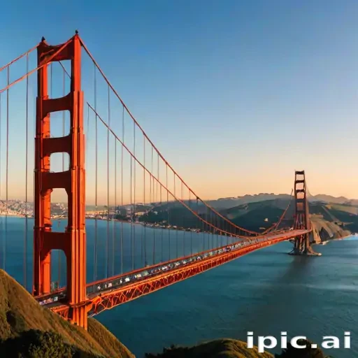 clipart golden gate bridge