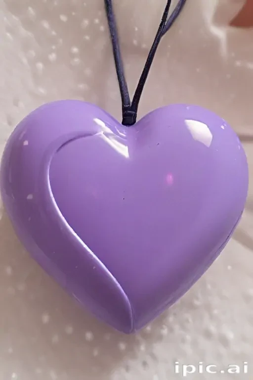 aesthetic purple heart