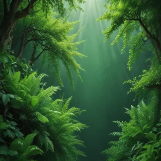 green background aesthetic